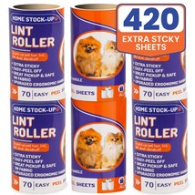 Lint Rollers For Pet Hair Extra Sticky Refills - Includes 420 Sheets/6 L... - $16.99