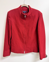 Jones New York Women&#39;s RED SZ 16 Wool Blend Jacket Coat - $19.80
