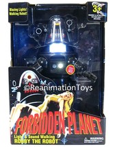 Forbidden Planet Lighted Talking Walking Robby Robbie Robot Trendmasters New - £118.63 GBP
