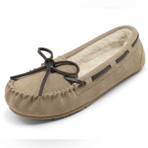 Dream Psirs Faux Suede Moccasin Slippers women’s size 11 - £33.09 GBP