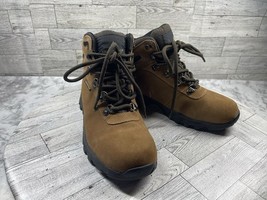 Ozark Trail Hiking Boots Women 8M Greta Shoes Brown Leather Lace Up Combat - $509.16 MXN