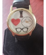 Women&#39;s Quartz Watch with leather Strap - $14.90