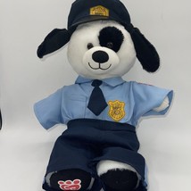 Build A Bear Cookies N Cream Police Dog Policeman Stuffed Animal Plush Hero Toy - £11.95 GBP