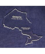 Province of Ontario Template 11 X 10.14 Inches - Clear 1/4 Inch Thick Ac... - €35,60 EUR