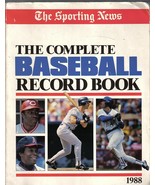 Complete Baseball Record Book 1988 The Sporting News - $7.00