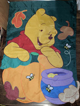 Disney Winnie The Pooh With Honey Pot &amp; Bees Flag - $16.99