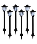 vidaXL Solar Lamp Set of 6 Black Polypropylene Standard Solar - €172,53 EUR