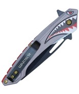 Fantasy Gray BOMBER SHARK Assisted Open Folding POCKET Knife 3D Print Wa... - $18.66