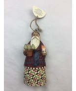 Jim Shore Heartwood Creek Santa A Pear Tree 5.5&quot; Ornament 2002 BROKEN - £17.95 GBP