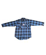 Vintage Mighty Mac Tallman Blue Buffalo Plaid Flannel Quilted Shirt Men&#39;... - $899.10 MXN