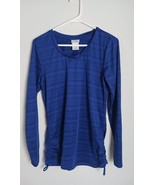 Danskin Now long sleeve shirt, size Medium Women&#39;s Ruched Sides - $250.09 MXN
