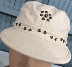 Limited Too Small / Medium Studded Women&#39;s Girls Fashion Cadet Baseball Hat Cap - £11.53 GBP