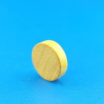 Parcheesi Yellow Flat Disc Pawn Token Replacement Game Piece Wooden Ludo 4037 - $3.22