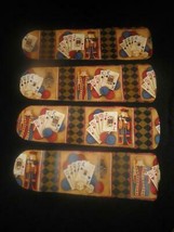 Custom Game Room Ceiling Fan Cards King Jack Ace Dice Diamond Poker Chips - $118.75