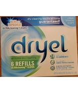 DRYEL At Home Dry Cleaning Cloths 6 Refills ULTRAcleaning Clean Breeze S... - $27.32 CAD