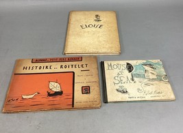 3 Vintage Children’s Books - Eloise, Historie De Roitelet &amp; Mouse At Sea - $374.59 MXN