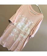 Vintage Single Stitch Cat Cats Having Tea Pink T-Shirt Dress Plus Size READ - $39.67 CAD