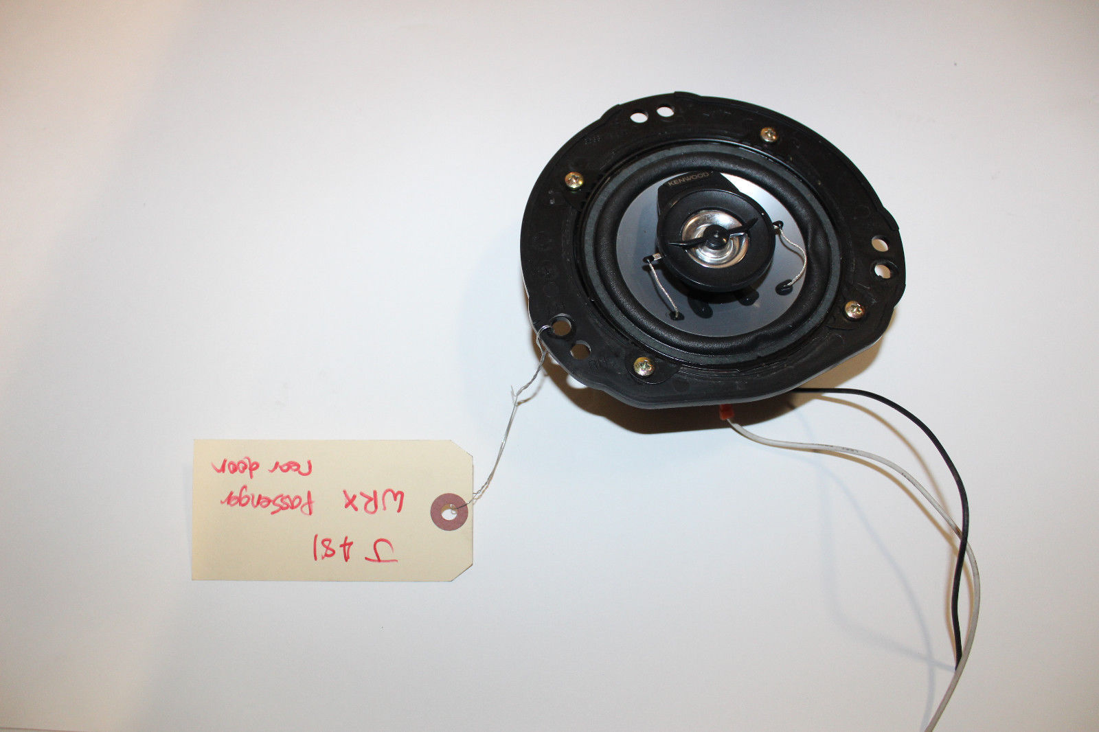 2002-2007 SUBARU IMPREZA WRX REAR RIGHT DOOR SPEAKER KENWOOD-1065S J481 - $38.69