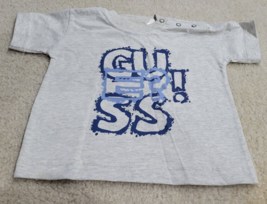 Vintage Baby Guess USA Toddler Baby Size XS Grey T-Shirt - £8.18 GBP