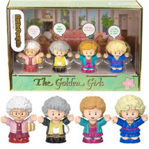 NEW SEALED 2021 Fisher Price Golden Girls Little People Figure Set of 4 - $54.44