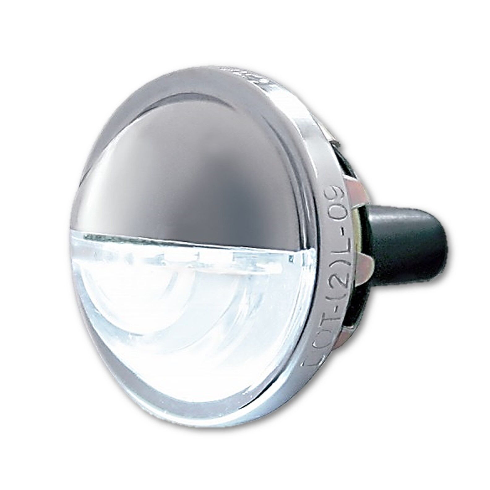 1-1/2&quot; White 4-LED Chrome License Plate Auxiliary Light Car Truck Traile... - $6.49