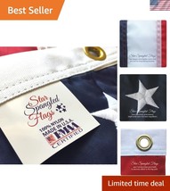 4x6 American Flag - Tough &amp; Long Lasting Nylon with Superior Quadruple S... - $1,400.96 MXN