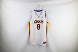 Vtg Nike Mens XL Kobe Bryant Los Angeles Lakers Basketball Jersey White #8 Mamba - £236.82 GBP