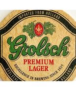 Grolsch Premium Holland Lager Coaster Cardboard Brewery Collectibles C96 - $371.04 MXN
