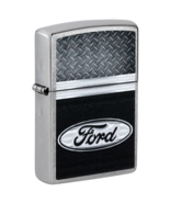 Zippo Lighter - Ford Oval Diamondplate Street Chrome - 855687 - £21.22 GBP