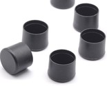 3/4&quot; Round Rubber Caps for Metal Tubing  Plastic Rods  Dowels Various Pa... - $10.85+