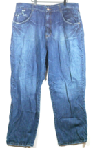 VTG FUBU The Collection Denim Jeans Size 46 Distressed Hip Hop 90s Y2k - $39.99