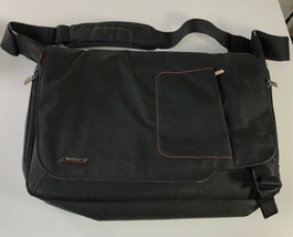 Briggs &amp; Riley Verb Grow Expandable Messenger Laptop Black Bag - £38.82 GBP