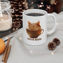 Coffee Break Ceramic Coffee Mug, 11oz - £9.38 GBP