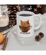 Coffee Break Ceramic Coffee Mug, 11oz - $11.99