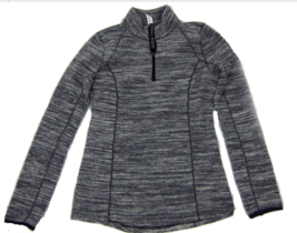 Ideology Space Dye Quarter Zip Fleece Sweatshirt XL Black Space Dye  NWT - £38.83 GBP