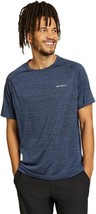 Eddie Bauer Resolution T Shirt Mens M Blue Short Sleeve FreeDry NEW - £16.96 GBP