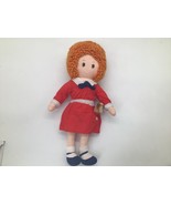 Vintage 1982 Knickerbocker Annie Doll – Plush Red Dress - $11.88