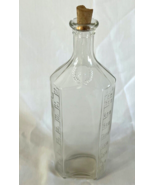 Large Antique Nester 32oz Clear Glass Medicine Druggist Obear Nester Bottle - £10.29 GBP
