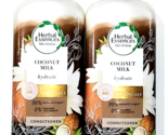 2 Bottles Herbal Essences Coconut Milk Hydrate Real Botanicals Condition... - £23.76 GBP