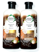 2 Bottles Herbal Essences Coconut Milk Hydrate Real Botanicals Conditioner 13.5 - $29.99
