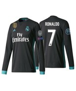 Real Madrid Away Soccer Jersey 2017 - 2018 RONALDO BENZEMA RAMOS MARCELO... - £65.71 GBP