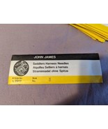 John James Saddlers Harness Needles Size 3 L3912 (25)  JJ Needles - £3.92 GBP