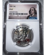 1959 Ben Franklin Half Dollar NGC Proof 67 - £51.95 GBP