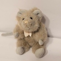 Vintage BOYDS BEARS 6&quot; Mouse CHEDDA MOUSAKA Old Face Gray Velour Paws Pi... - £11.79 GBP