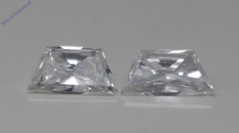A Pair of Trapezoid Natural Mined Loose Diamonds (0.61 Ct,G Color,VS2 Clarity) - £1,551.41 GBP