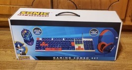 BRAND NEW! Sonic The Hedgehog Gaming Combo Set With Keyboard, Headset, &amp; Mouse - £47.13 GBP