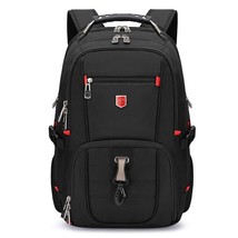 Waterproof Men&#39;s Backpack 15.6/17 Inch Laptop BackpaSchool Travel Bags Swiss-sty - £103.56 GBP