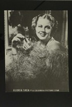 Vintage Hollywood Movie Star Photo GLORIA SHEA Columbia Magazine Newsprint - £6.00 GBP