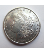 1890 Morgan US Silver Dollar 90% Pure Silver, San Francisco Mint Fine 12 - £38.98 GBP