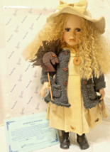 Duck House Heirloom Porcelain Doll MONICA 18&quot; Tall LTD Ed NEW in Orig Box w/ COA - £13.32 GBP